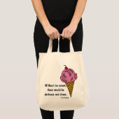 CW- Funny Ice Cream Canvas tas (Voorkant (product))