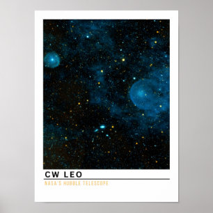 CW Leonis IRC +10216 Ruimte Onderwijs Poster