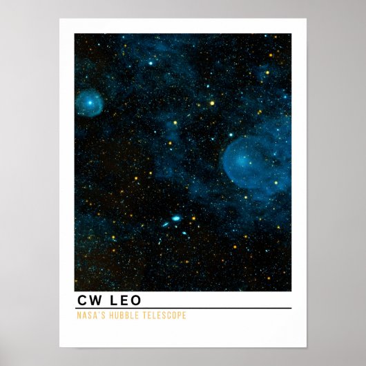 CW Leonis IRC +10216 Ruimte Onderwijs Poster (Voorkant)