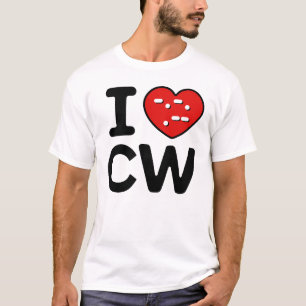 CW-signaal – Morse-codevermogen T-shirt