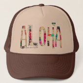CWA ALOHA COLLAGE Trucker Trucker Pet (Voorkant)
