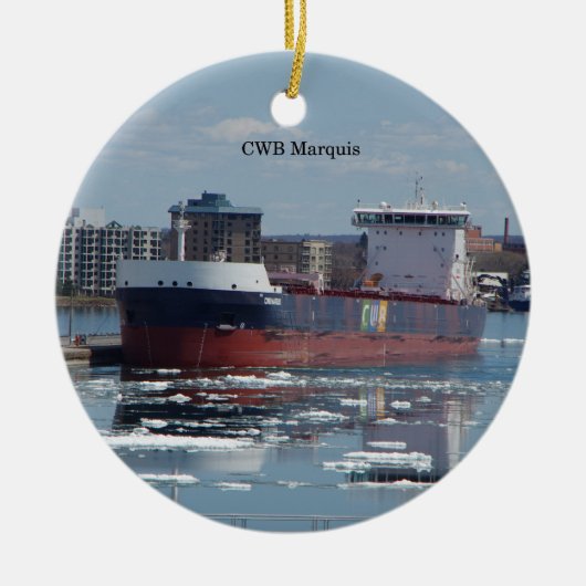 CWB Marquais-ornament Keramisch Ornament (Voorkant)