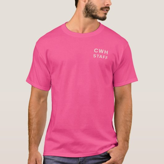 CWH Personeel 2025 T-shirt (Voorkant)
