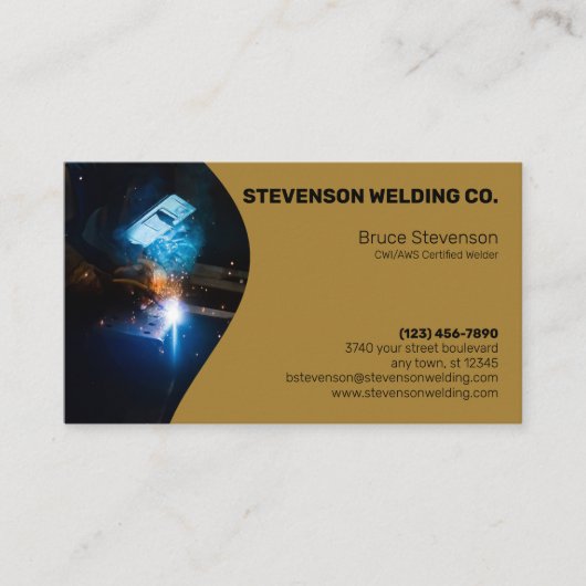 CWI | AWS Certified Welder Visitekaartje (Voorkant)