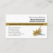 CWI | AWS Certified Welder Visitekaartje (Voorkant)