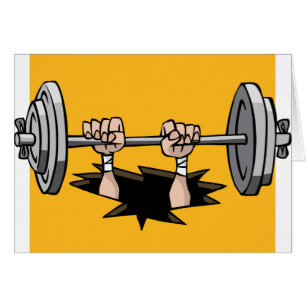 CWLFTF CARTOON WEIGHTLIFTER DIE DOOR VLOER VALT