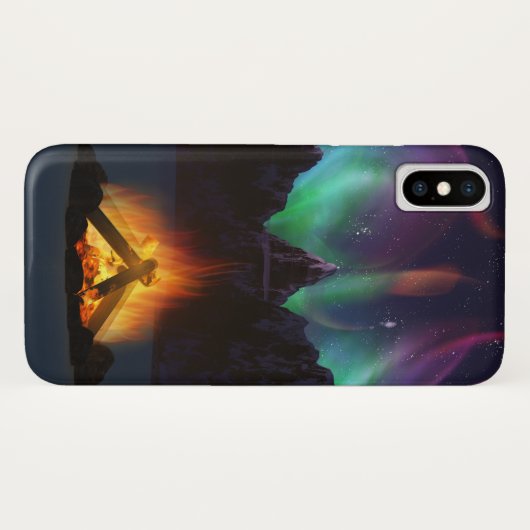Cwm Aurora iPhone Case-Mate Case (Achterkant (horizontaal))