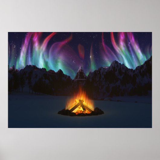 Cwm Aurora Print (Voorkant)