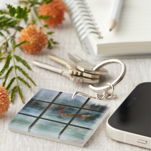 Cwm Autumn Frost Acrylische Sleutelhanger (Voorkant Rechts)