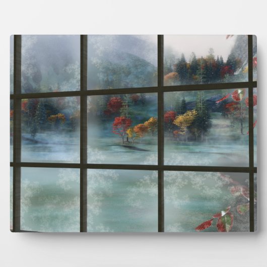 Cwm Autumn Frost Afbeelding Plaque Fotoplaat (Voorkant)