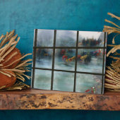 Cwm Autumn Frost Afbeelding Plaque Fotoplaat (Zijkant)