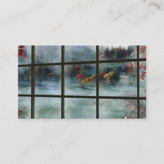 Cwm Autumn Frost-Bladwijzer Visitekaartje (Voorkant)