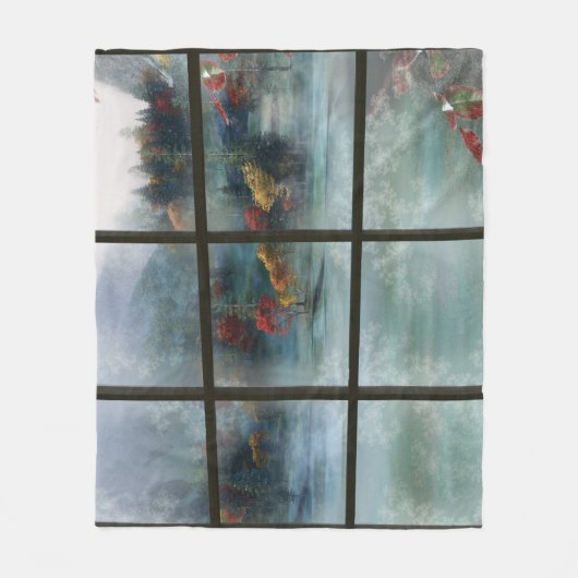 Cwm Autumn Frost Fleece Blanket (Voorkant)