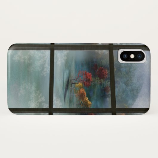 Cwm Autumn Frost iPhone Case (Achterkant (horizontaal))