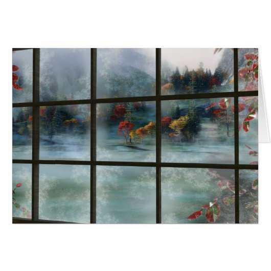 Cwm Autumn Frost-kaart (Voorkant Horizontaal)