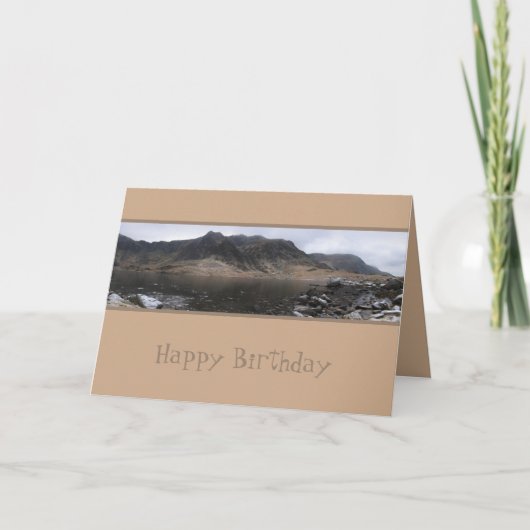 Cwm Idwal Walk, Snowdonia, Wales Kaart (Voorkant)