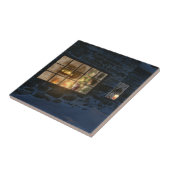 Cwm Kerst Decoratieve Tegel / Trivet Tegeltje (Zijkant)