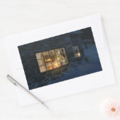 Cwm kerstcadeaulabels rechthoekige sticker (Envelop)