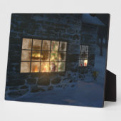 Cwm kerstfoto Plaque Fotoplaat (Zijkant)