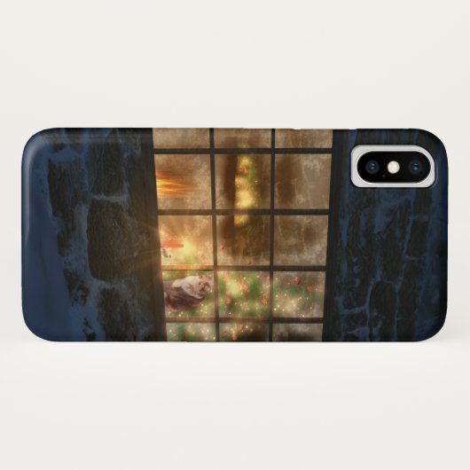 Cwm Kerstmis iPhone Case-Mate Case (Achterkant (horizontaal))