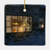 Cwm kerstversiering keramisch ornament (Achterkant)