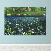 CWM River Canvas Print (Insitu (Houten vloer))