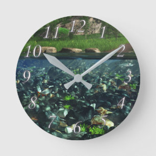 Cwm River Clock Ronde Klok