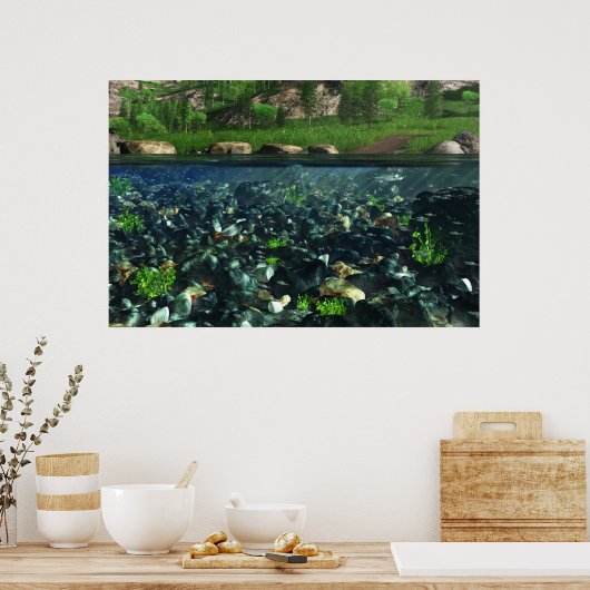 Cwm River Print (Keuken)