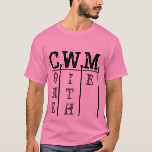 CWM Roze T-shirt (Voorkant)