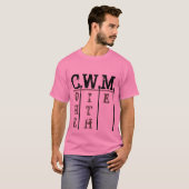 CWM Roze T-shirt (Voorkant volledig)