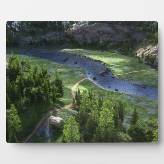 Cwm Solitude Photo Plaque Fotoplaat (Voorkant)