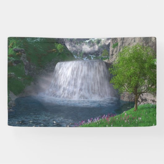Cwm Waterfall Banner (Horizontaal)