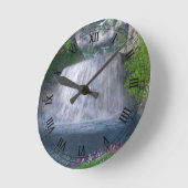 Cwm Waterfall Clock Ronde Klok (Hoek)
