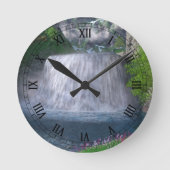 Cwm Waterfall Clock Ronde Klok (Voorkant)