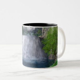 Cwm Waterfall-Mok Tweekleurige Koffiemok