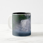 Cwm Waterfall-Mok Tweekleurige Koffiemok (Voorkant links)