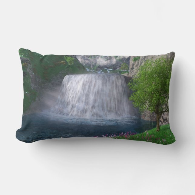 Cwm Waterfall Pillow Kussen (Voorkant)