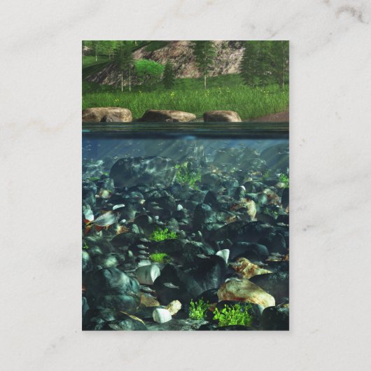 Cwn River Bladwijzer Visitekaartje (Achterkant)