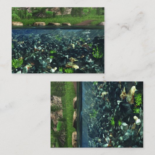 Cwn River Bladwijzer Visitekaartje (Voorkant / Achterkant)