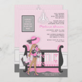 [CWR Heather M] het Digitale Modern Baby shower va Kaart (Voorkant / Achterkant)