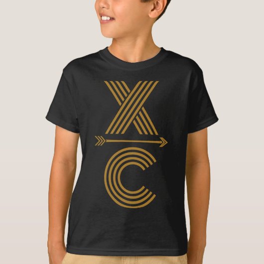 CX - een cross country running T-shirt (Voorkant)