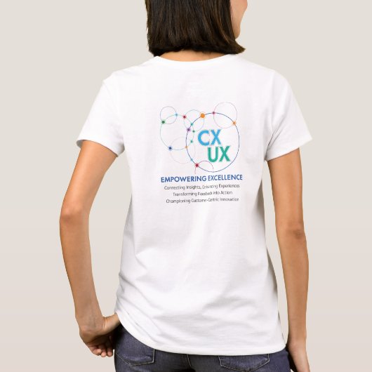 CX UX Empowering Excellence T-shirt (Achterkant)