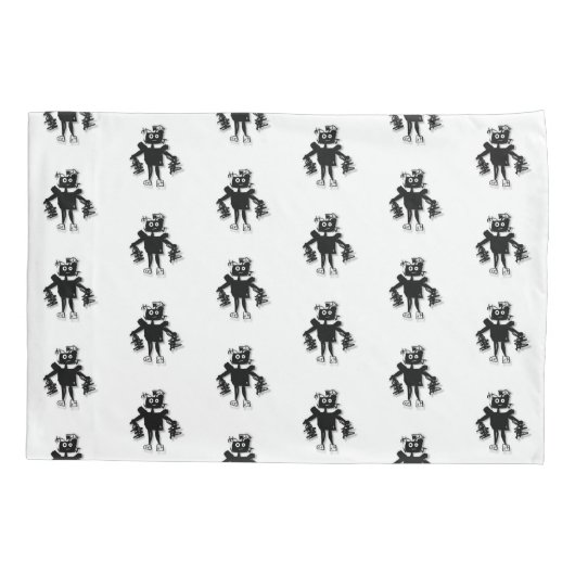 CY=Borgs Robots-Kussensloop Kussensloop (Achterkant-Links)