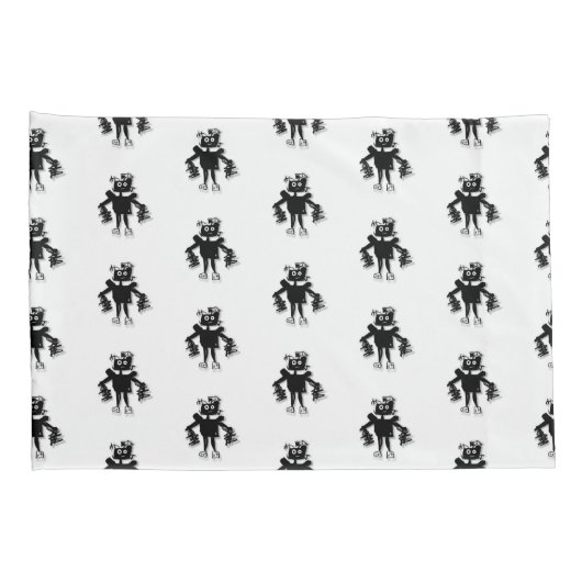 CY=Borgs Robots-Kussensloop Kussensloop (Achterkant-Rechts)