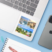 CY Cyprus - Ayia Napa - Harbour - Nelia Beach - Sticker (Laptop met iPhone)