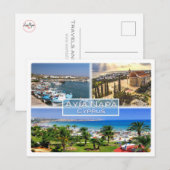 CY Cyprus - Ayia Napa - Harbour - Panorama - Nelia Briefkaart (Voorkant / Achterkant)