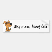 CY- Funny Wof Dog Bumpersticker (Voorkant)