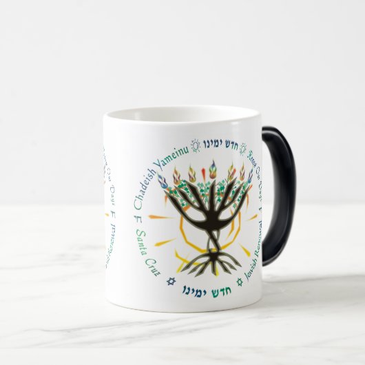 CY logo "morphing"-mok Magische Mok (Voorkant rechts)