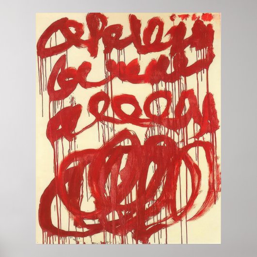 CY Twombly (30) Poster (Voorkant)