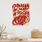 CY Twombly (30) Poster (Keuken)